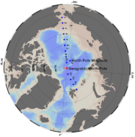 CHARCOT - An oceanographic snapshot in the CHanging ARctiC passing thrOugh The “North Pole” -- Map of sampling stations