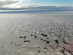 Sea ice forming - Ross Sea Antarctica © Federico Giglio PNRA