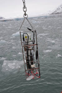 Sonda Multiparametrica CTD - Kongsfjorden (Isole Svalbard) © Federico Giglio CNR-ISP